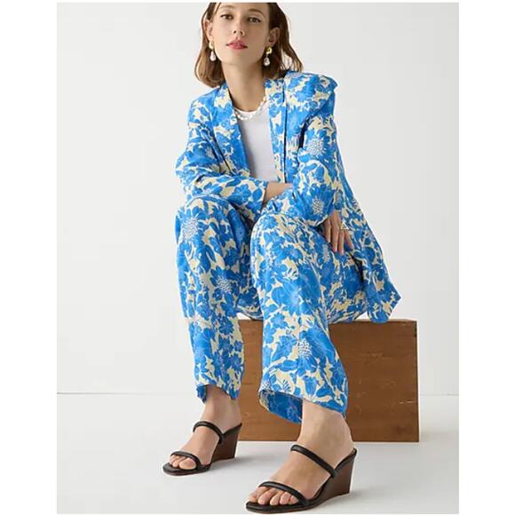 Women's J.Crew Black Double-Strap Stacked Wedges in Leather size 8 - Picture 6 of 6